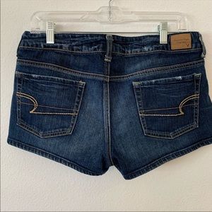 American Eagle Stretch Distressed Jean Shorts - 10
